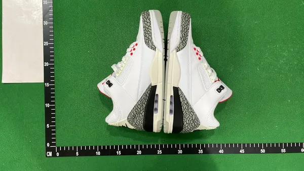 High-Top Basketball Sneakers With Mottled Grey Print (#2) — warehouse QC photo 5