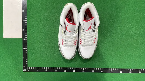 High-Top Basketball Sneakers With Mottled Grey Print (#2) — warehouse QC photo 6