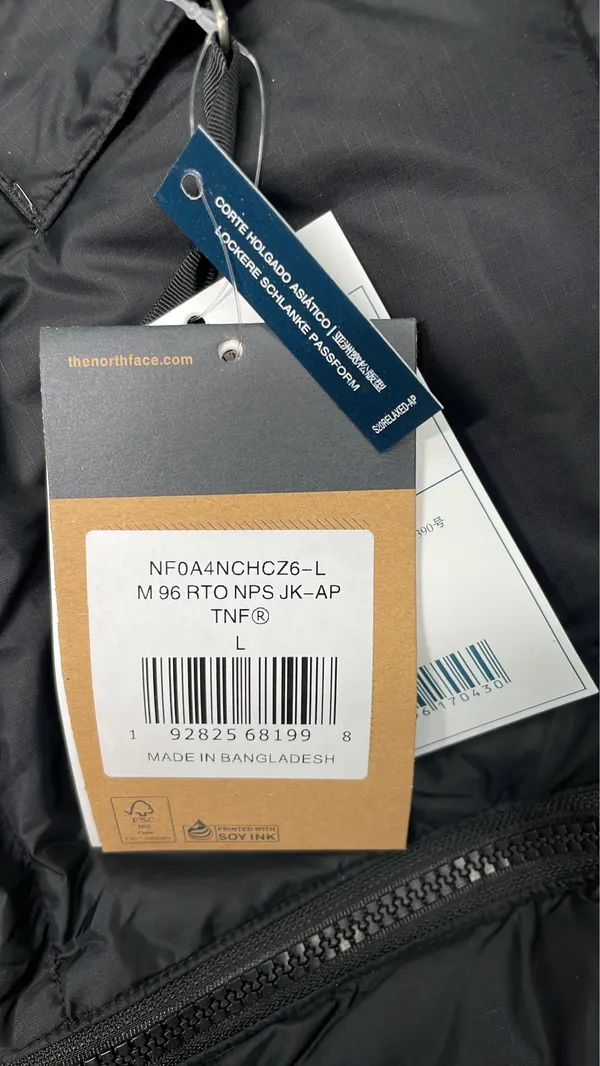 Colorblock Puffer Vest With Stand Collar — warehouse QC photo 1