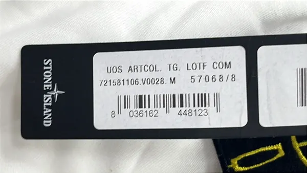 Elastic Waist Shorts With Logo Badge Patch (White) — warehouse QC photo 1