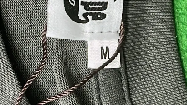 Grey Camouflage Print Pullover Hoodie — warehouse QC photo 5