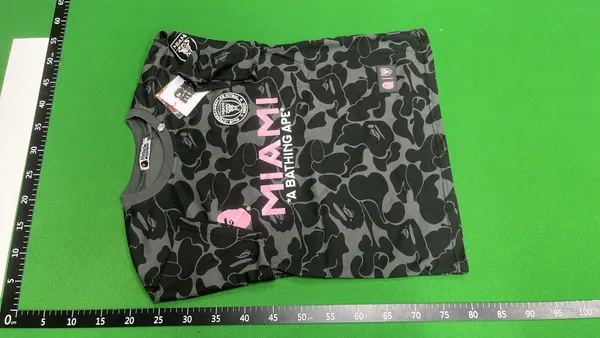 Grey Camouflage Print Pullover Hoodie — warehouse QC photo 6