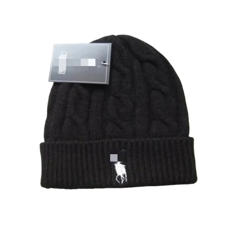Grey Cable-Knit Cuffed Beanie (Blue) — merchant catalogue photo