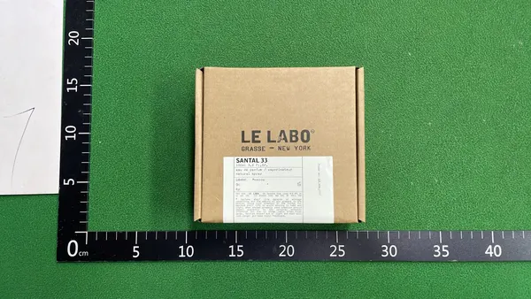 100ml Eau De Parfum Clear Glass Bottle — warehouse QC photo 1