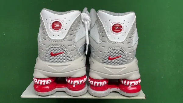 Retro Runner Sneakers With Visible Heel Columns (Red) — warehouse QC photo 3