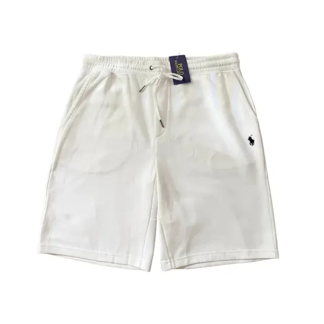 Assorted Embroidered-Emblem Fleece Sweat Shorts — merchant catalogue photo