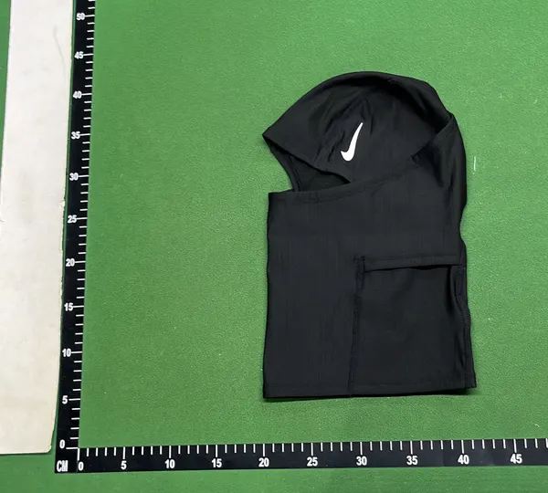 Black Stretch Balaclava Hood Face Mask — warehouse QC photo 1