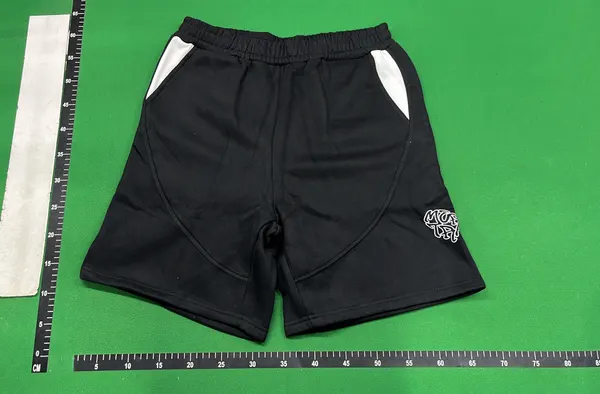 Black Colorblock Pullover Hoodie With Sage Panels — warehouse QC photo 6