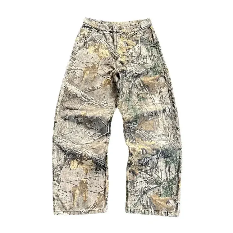 Baggy Tree Camo Print Work Pants — merchant catalogue photo