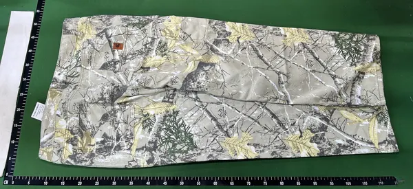 Baggy Tree Camo Print Work Pants — warehouse QC photo 3