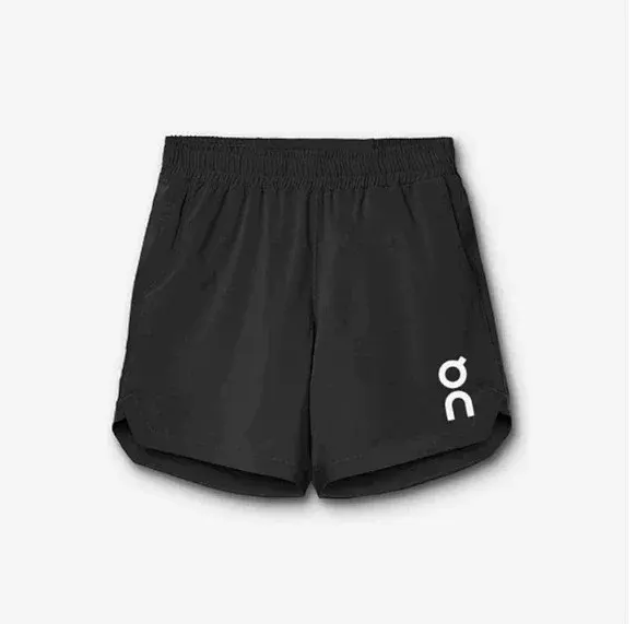 Light Gray Woven Athletic Shorts With Side Vents — merchant catalogue photo