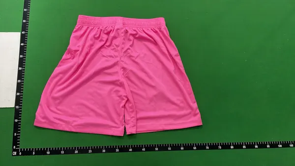 Assorted Athletic Football Shorts With Crests — warehouse QC photo 3