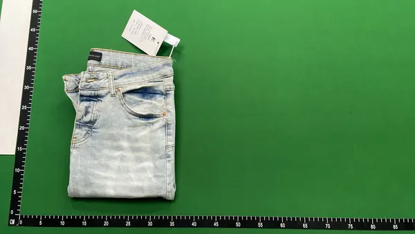 Light Blue Faded Slim Fit Jeans (Blue) — warehouse QC photo 4