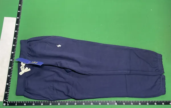 Grey Fleece Jogger Sweatpants With Drawstring — warehouse QC photo 6