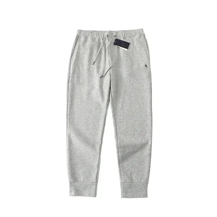 Grey Fleece Joggers With Ribbed Cuffs — merchant catalogue photo
