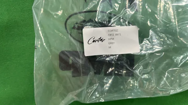 Grey Zip-Up Hooded Jacket With Kangaroo Pocket — warehouse QC photo 1