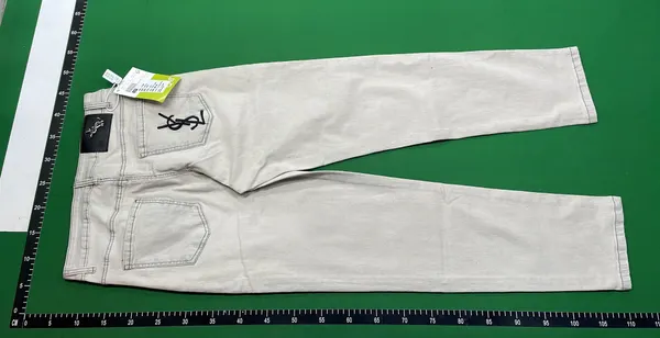 Light Grey Washed Straight Leg Jeans — warehouse QC photo 3