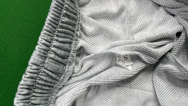 Script Print Fleece Sweatpants Three Colorways — warehouse QC photo 1