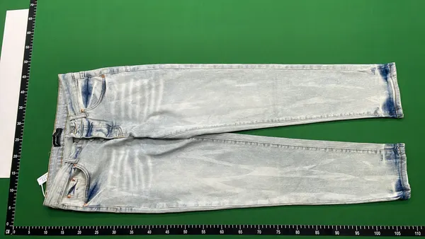 Light Blue Faded Slim Fit Jeans (#2) — warehouse QC photo 2