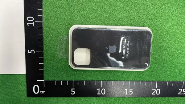 Black Silicone Smartphone Case With Camera Cutout — warehouse QC photo 4