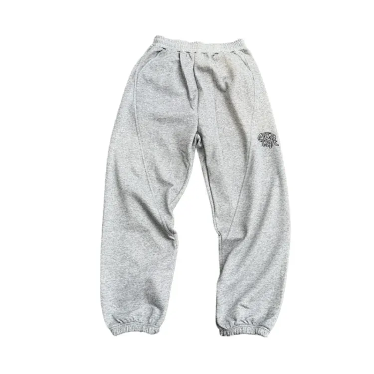 Heather Gray Cuffed Fleece Sweatpants — merchant catalogue photo