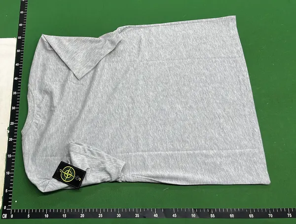 Plain White T-Shirt And Drawstring Shorts Set — warehouse QC photo 3