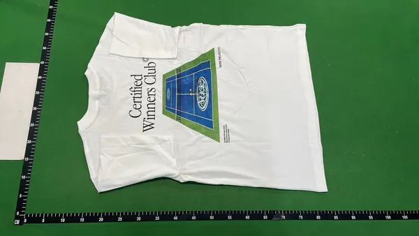Large Back Graphic Print Oversized T-Shirts — warehouse QC photo 3