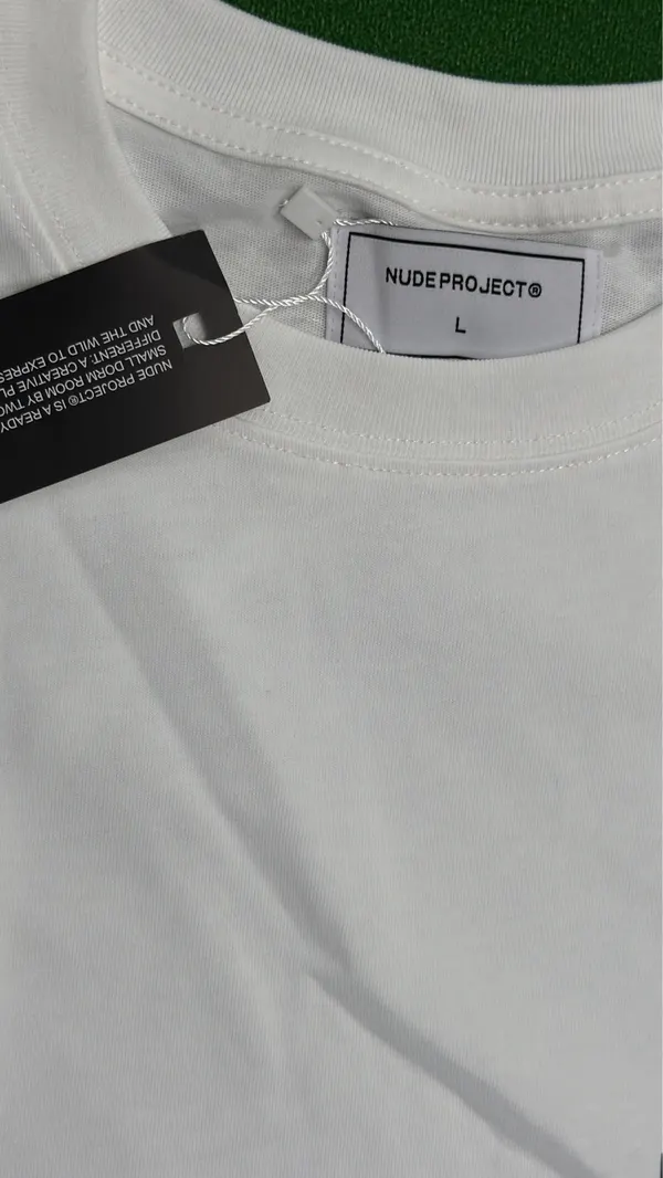 Large Back Graphic Print Oversized T-Shirts — warehouse QC photo 5