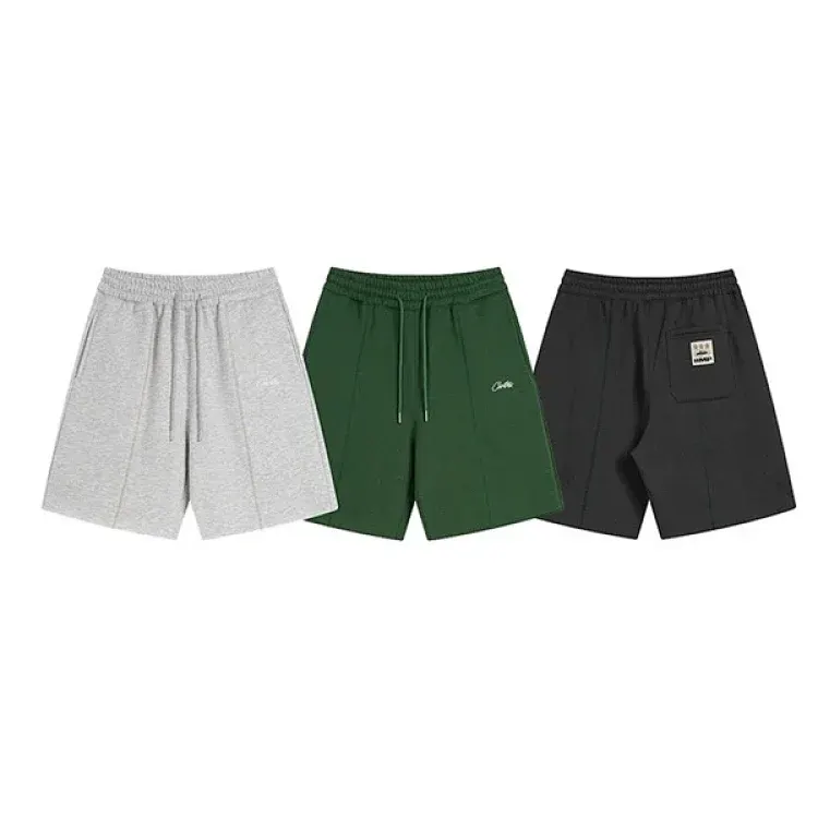 Cotton Fleece Drawstring Sweat Shorts — merchant catalogue photo