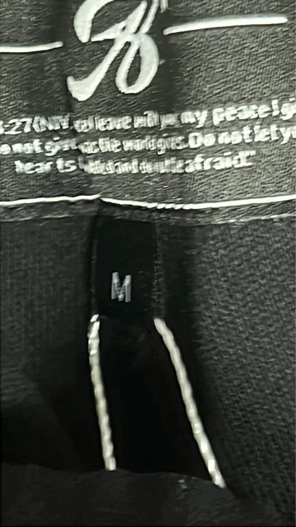 Grey Wide-Leg Sweatpants With Patch Pocket — warehouse QC photo 1