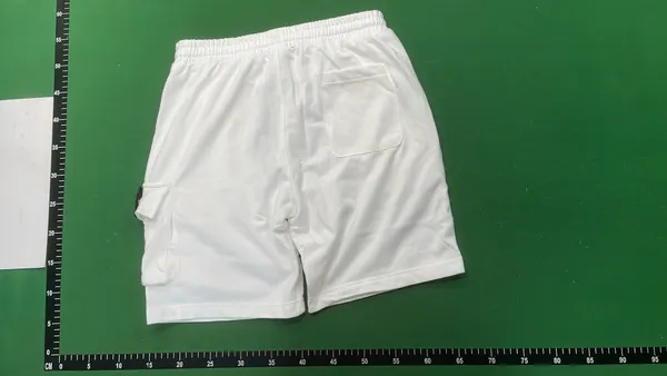 Cargo Pocket Sweat Shorts With Badge Patch — warehouse QC photo 3