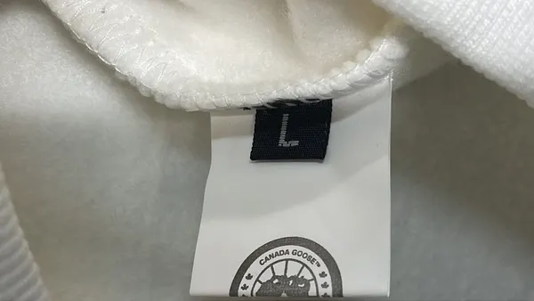 Grey Marl Quarter-Zip Sweatshirt With Sleeve Patch — warehouse QC photo 1